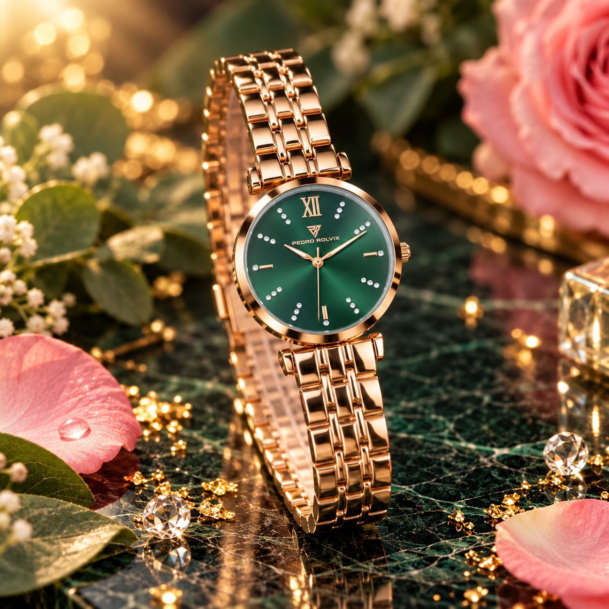 Emerald Glow - Dial Women's Watch
