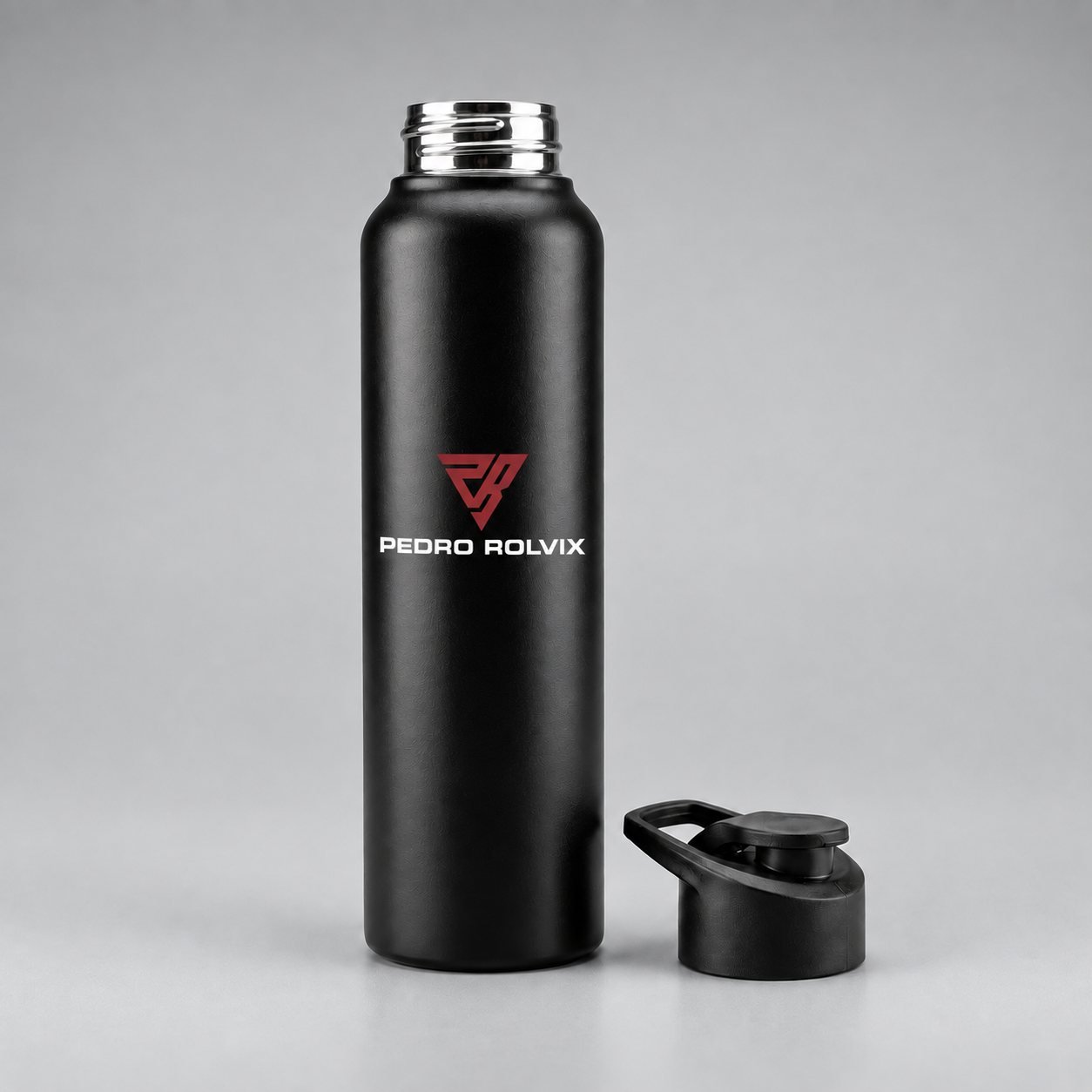 Hydromate — Matte Black Stainless Steel Water Bottle